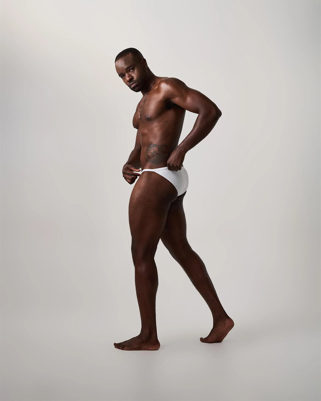Statement Micro Swim Brief  White