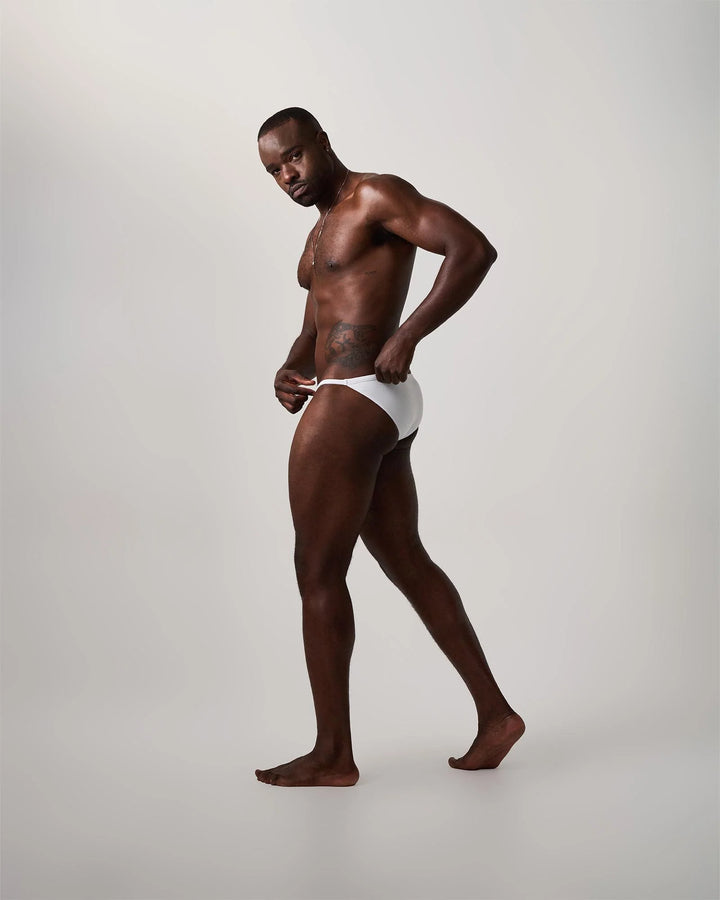 Statement Micro Swim Brief  White