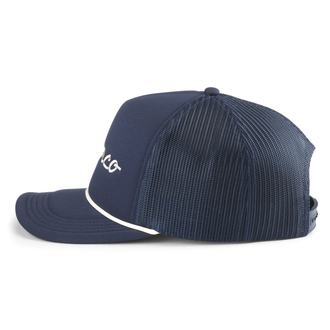 Bronco Trucker Hat Foamy Roscoe - Navy