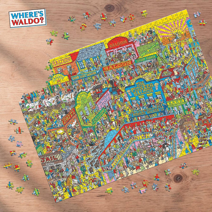 Where's Waldo Wild Wild West 1000-Piece Jigsaw Puzzle