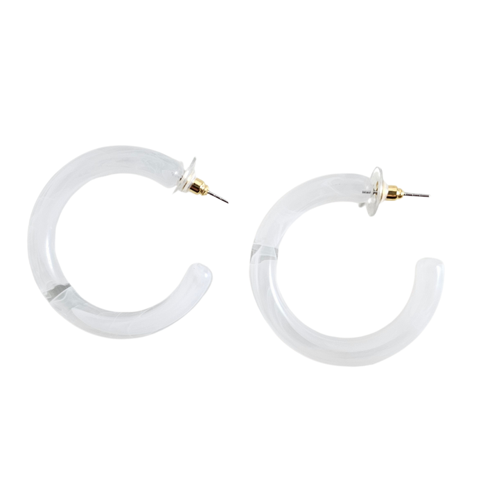 Josie Hoops - White