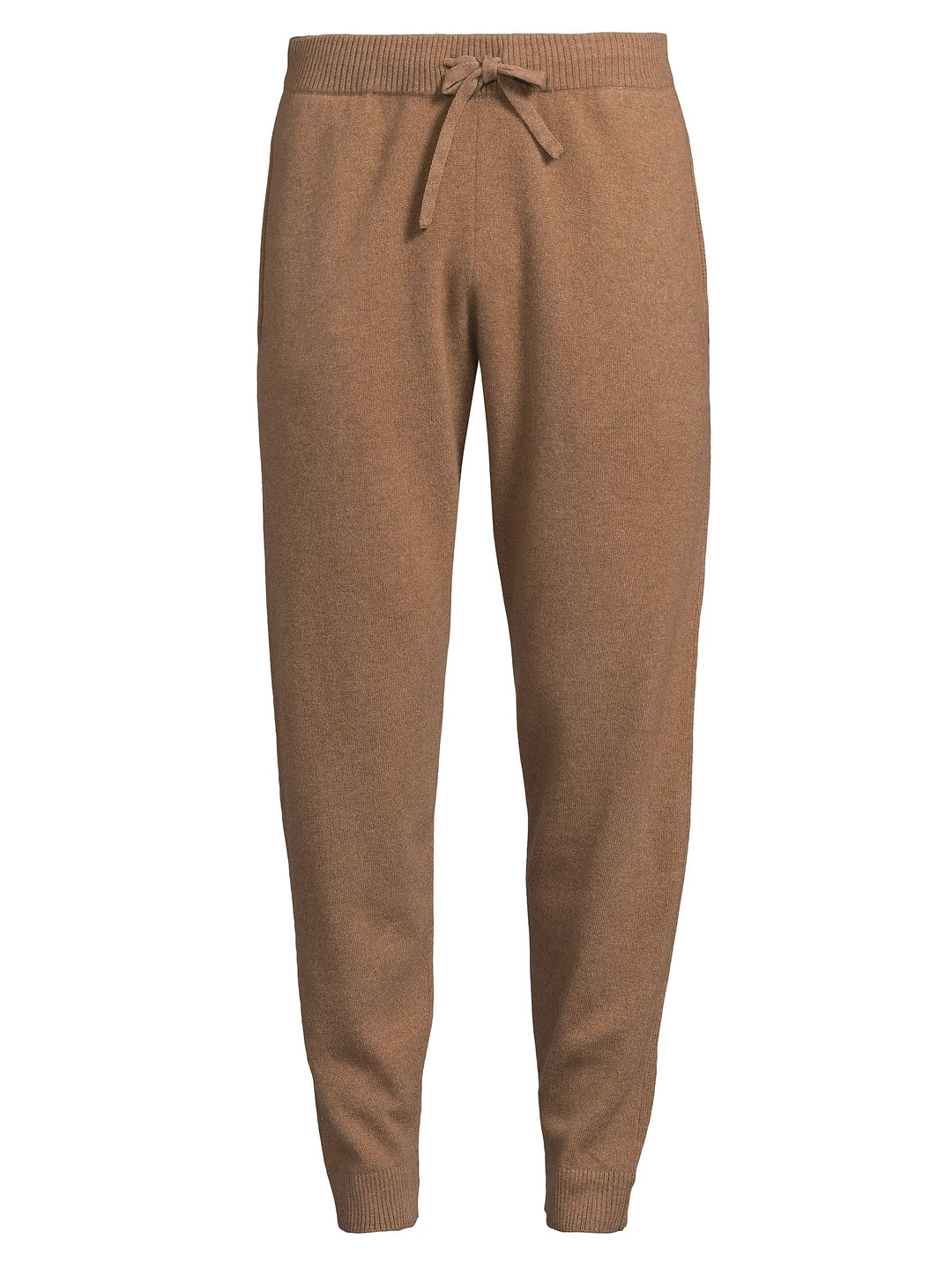 100% Cashmere Knit Jogger Camel