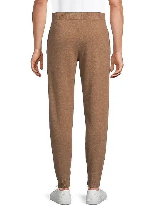 100% Cashmere Knit Jogger Camel