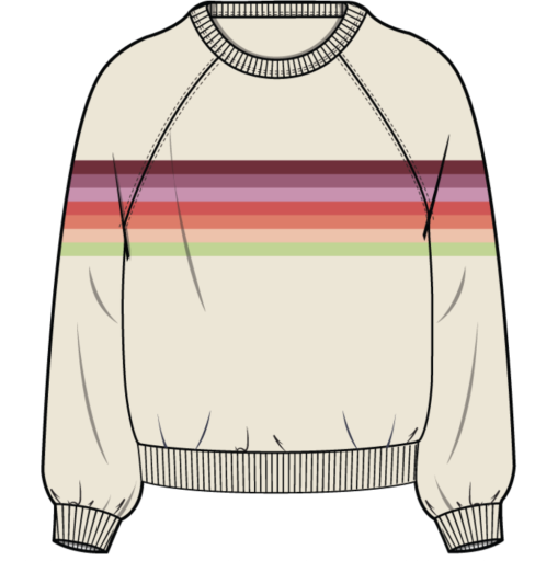 Cloud 9 Fleece Crewneck Antique White