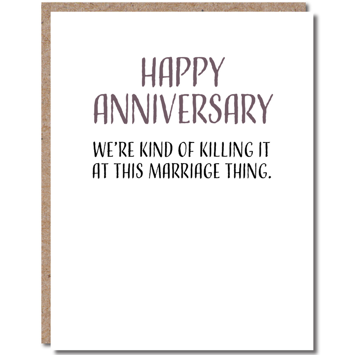 Anniversary Card •  Funny Anniversary Cards • LV004