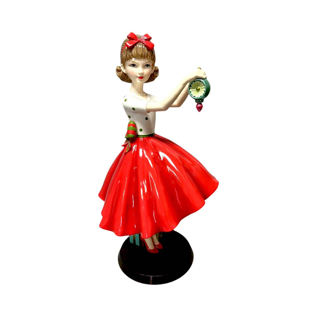 16.5in Retro Girl w/Orn