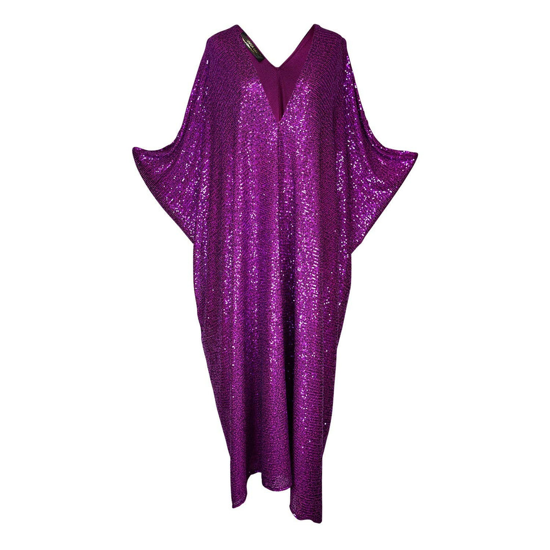 Fuchsia Sequin Caftan