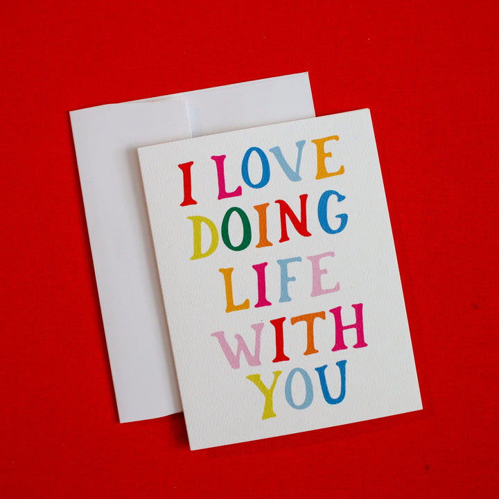 Life With You - Greeting Card