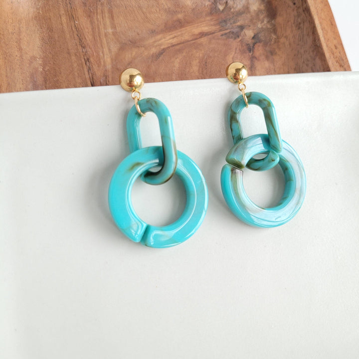 Cora Earrings - Turquoise // Jewelry