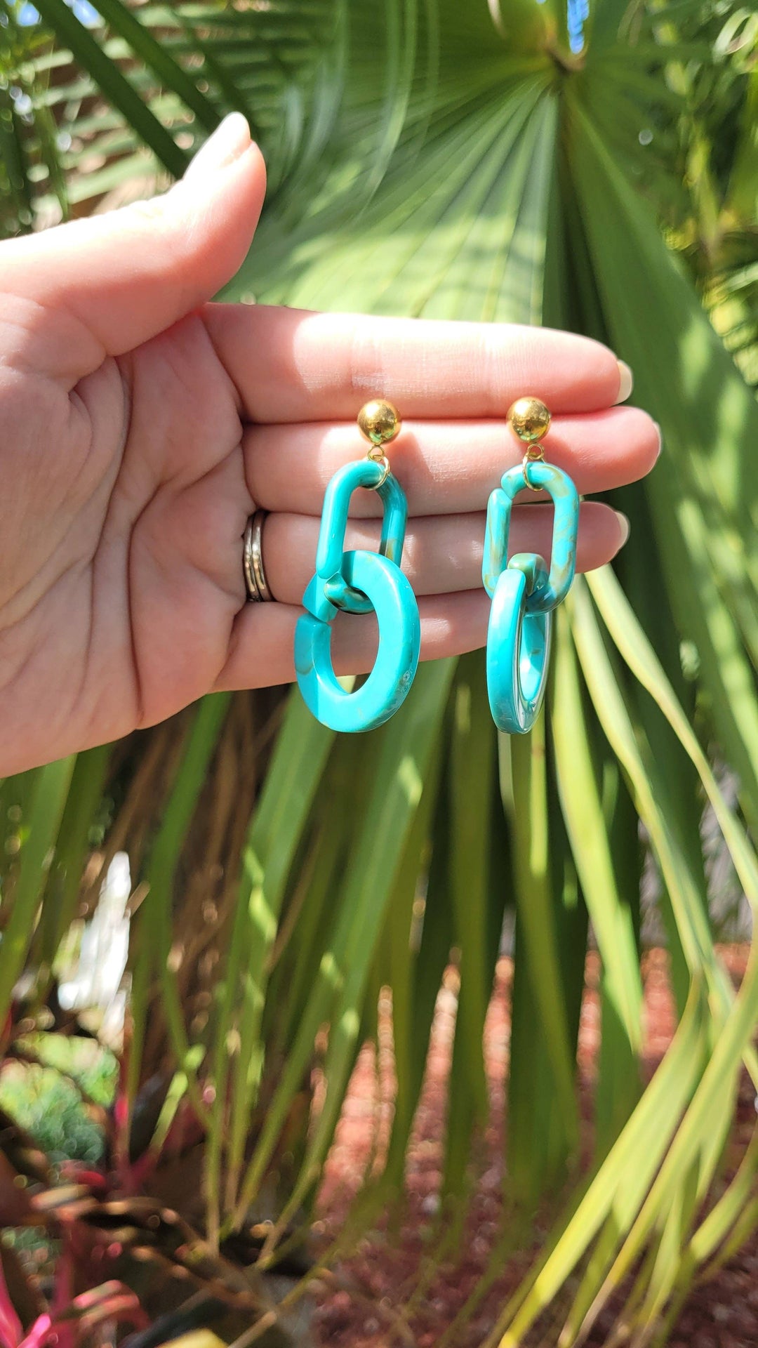 Cora Earrings - Turquoise // Jewelry