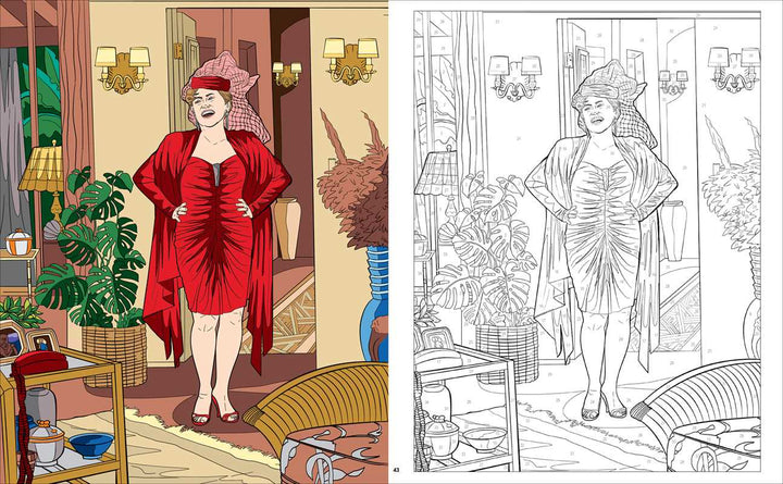 Golden Girls Color-by-Number by Editors of Thunder Bay Press