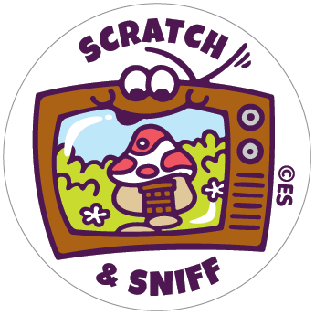 Saturday Morning Cartoons EverythingSmells Scratch & Sniff Stickers