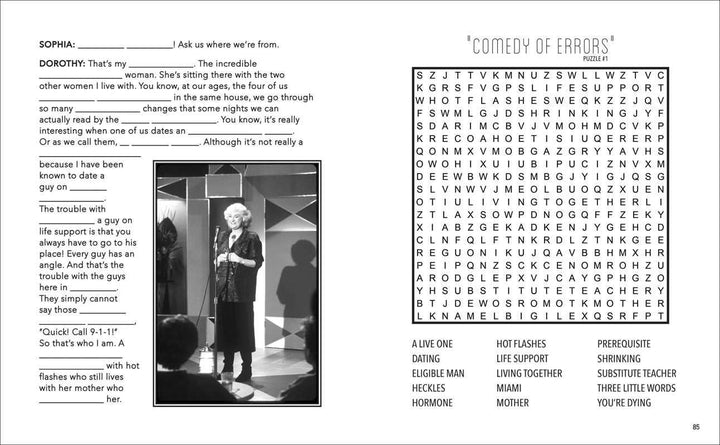 Golden Girls Word Search, Quips, Quotes and Coloring Book by Editors of Thunder Bay Press