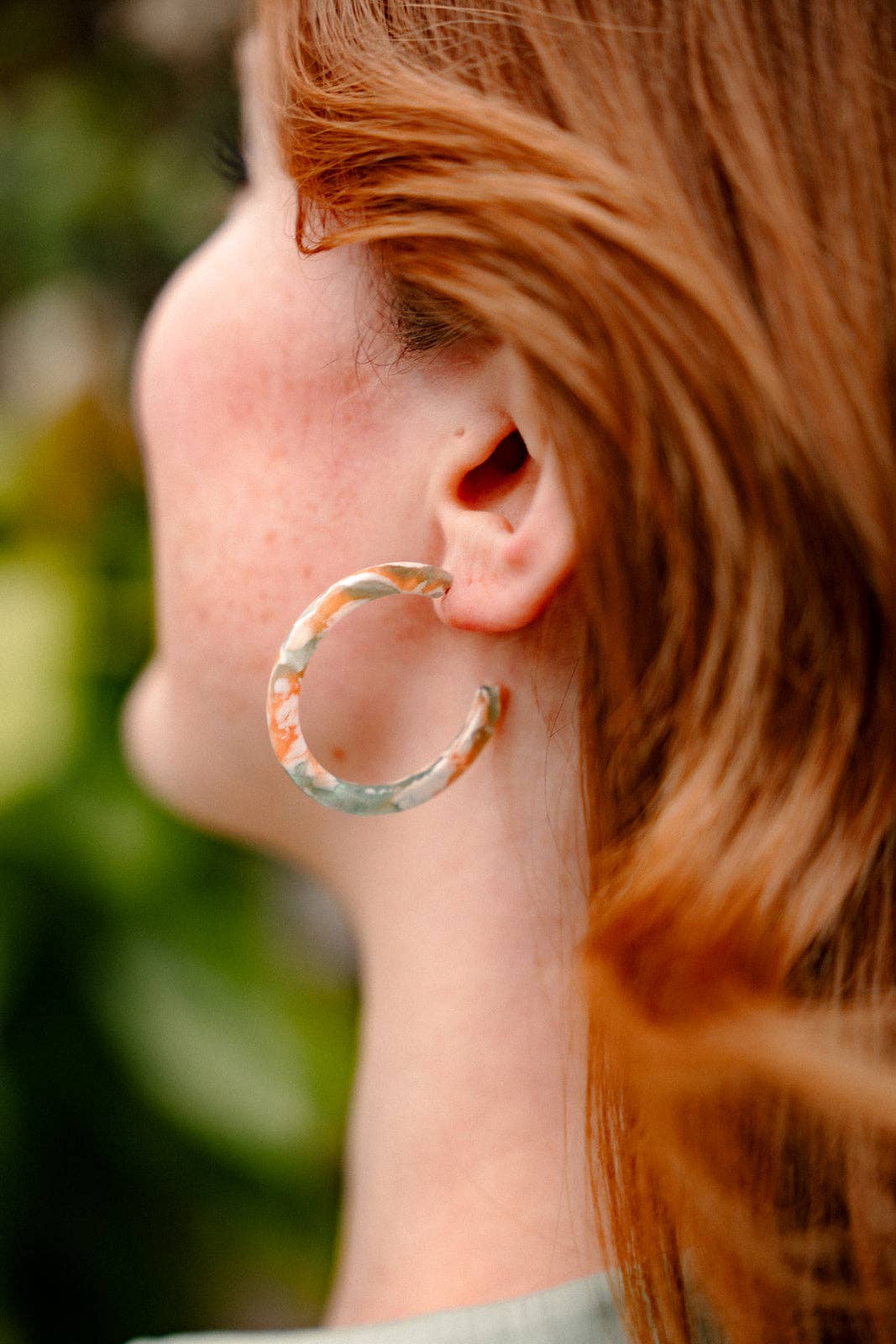 Camy Hoops - Creamsicle Mint