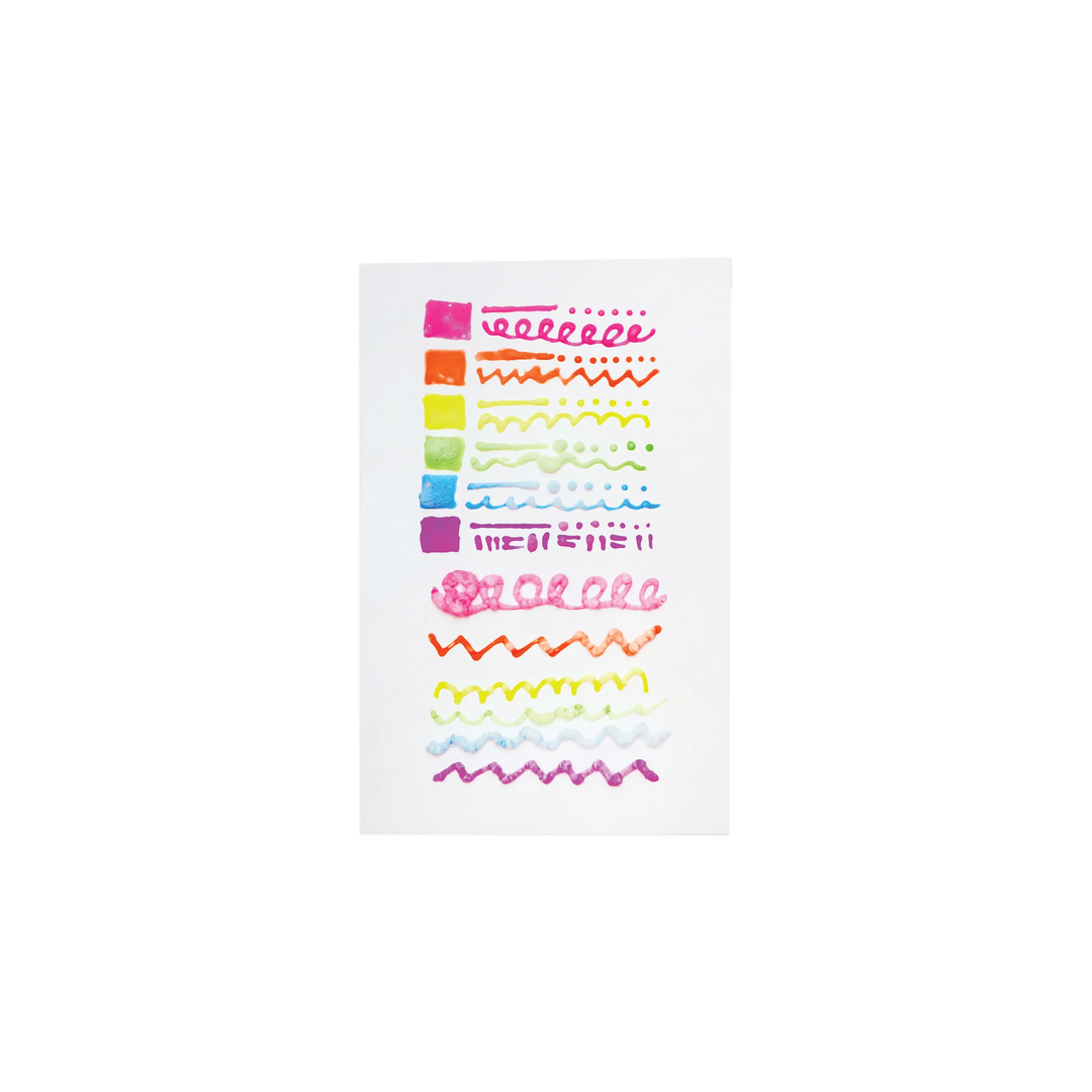 Magic Puffy Neon Pens - Set of 6