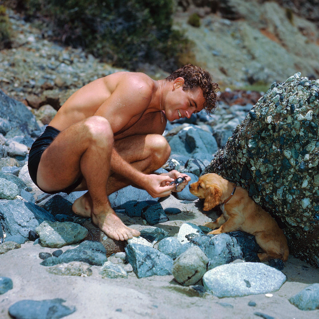 Guy Madison with Dog