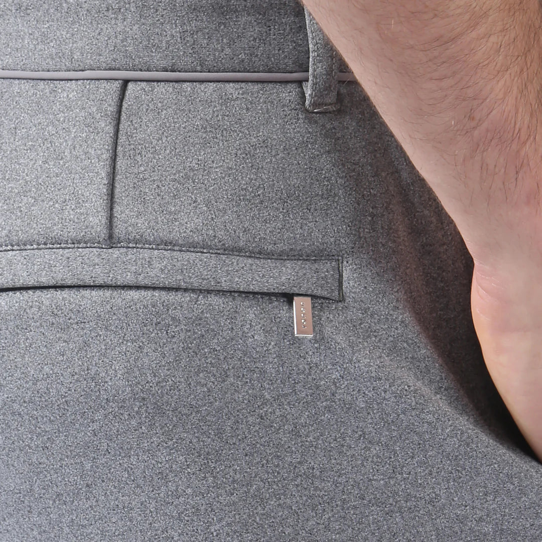 Holler 5" Solid Stretch Shorts Heather Grey