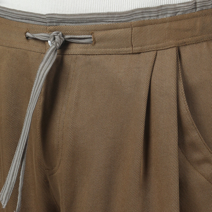 NEW- Dark Taupe Savoy Solid Short - Parke & Ronen