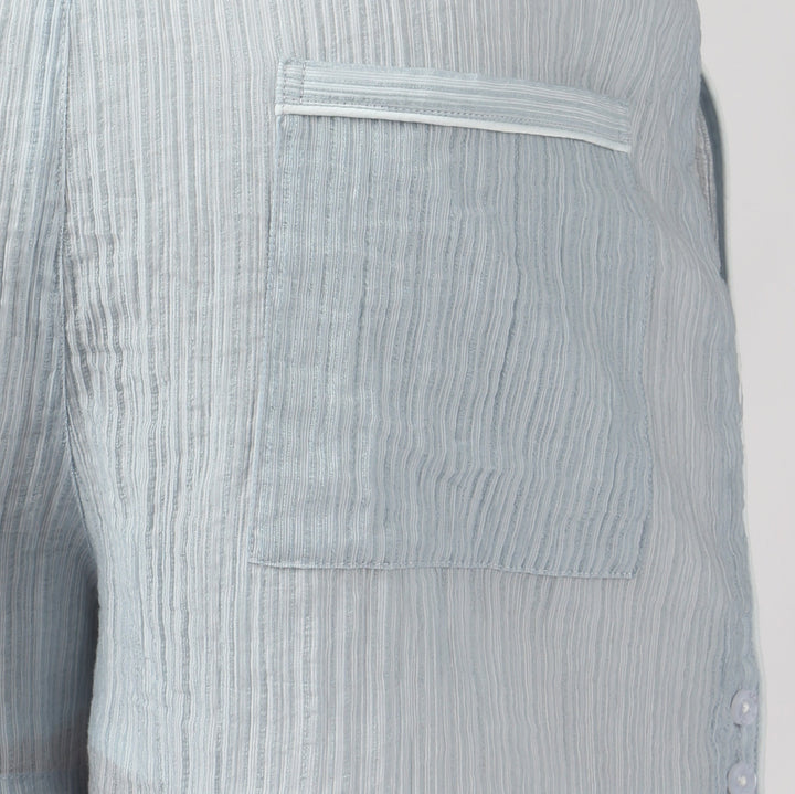 NEW- Sky Pebble Stripe PJ Short - Parke & Ronen