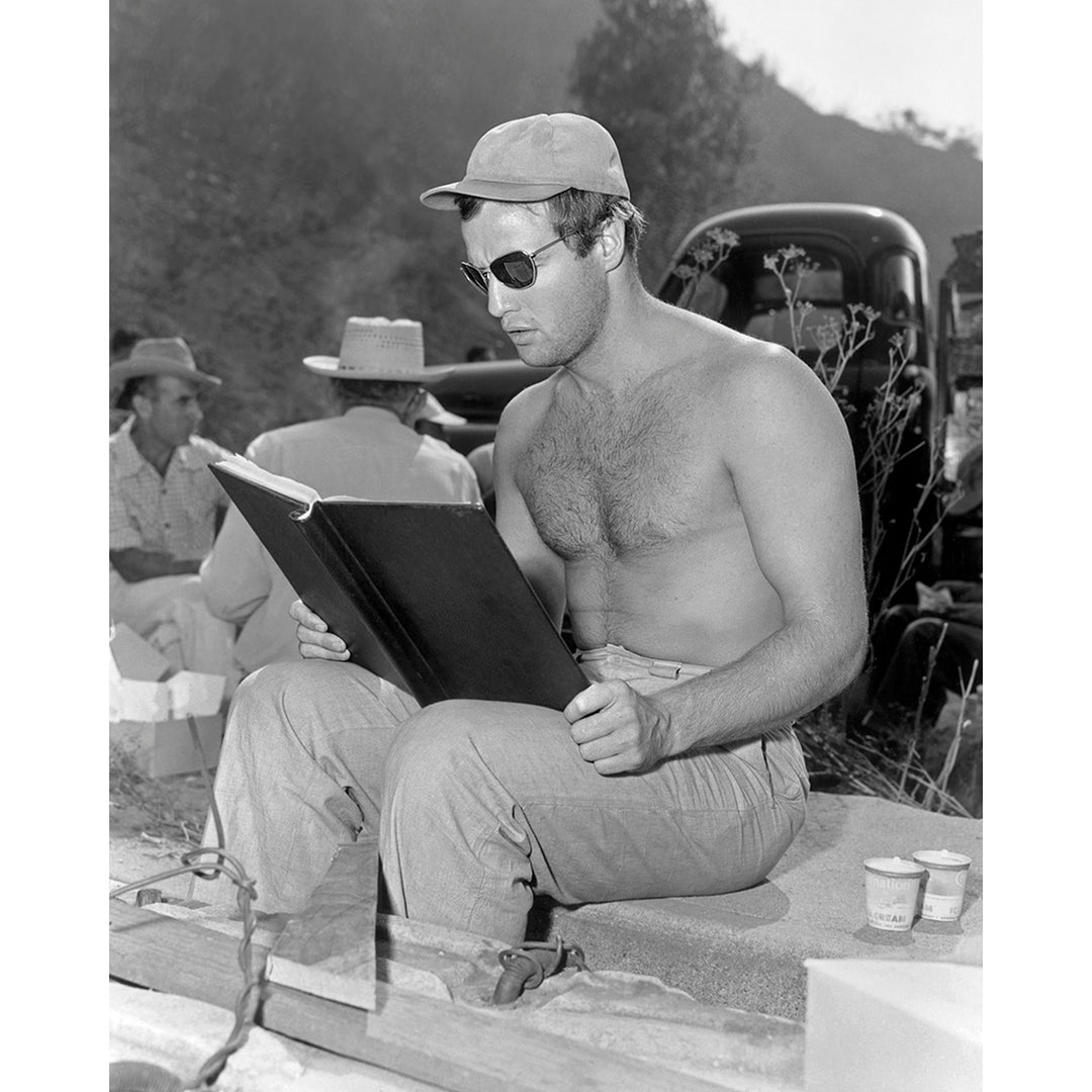 Marlon Brando Sitting 1953