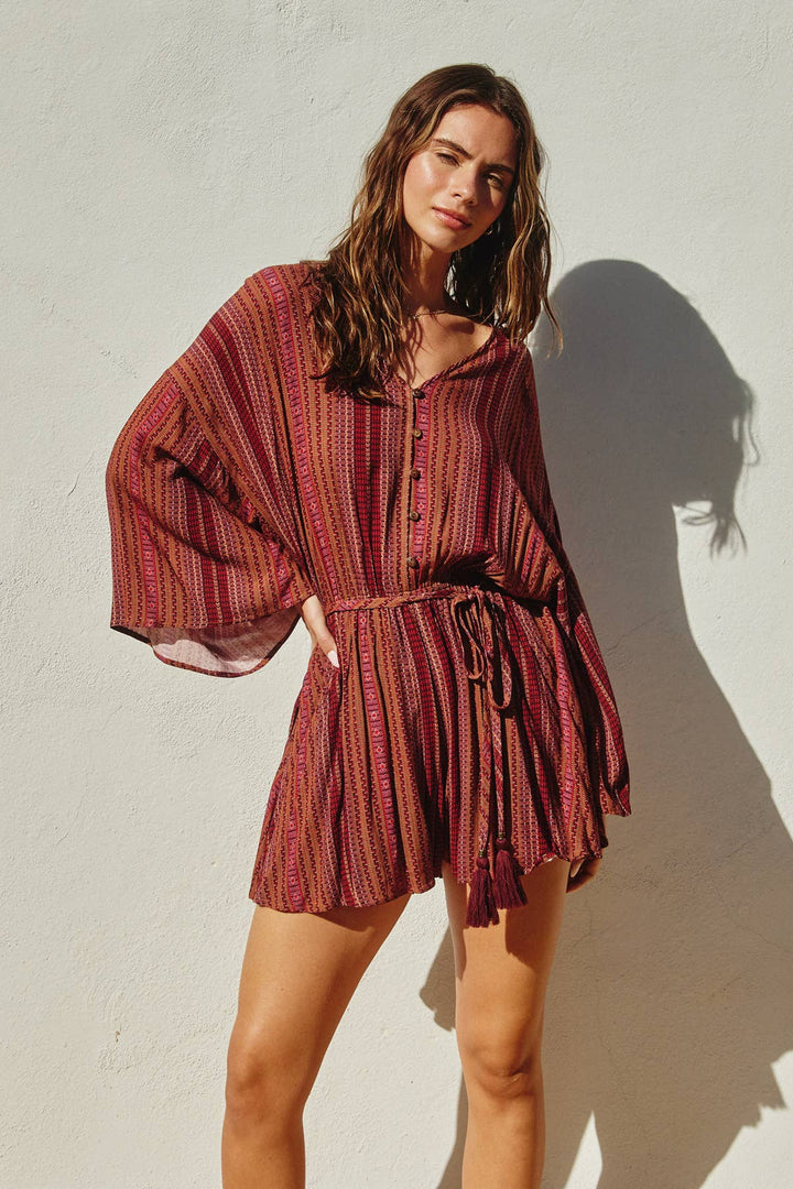 Pacifica Button-Up Romper