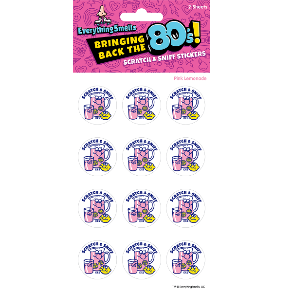 Pink Lemonade EverythingSmells Scratch & Sniff Stickers