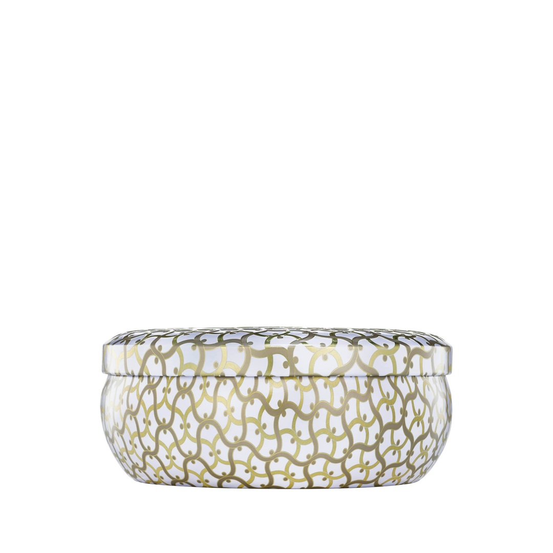 Suede Blanc 3 Wick Tin Candle