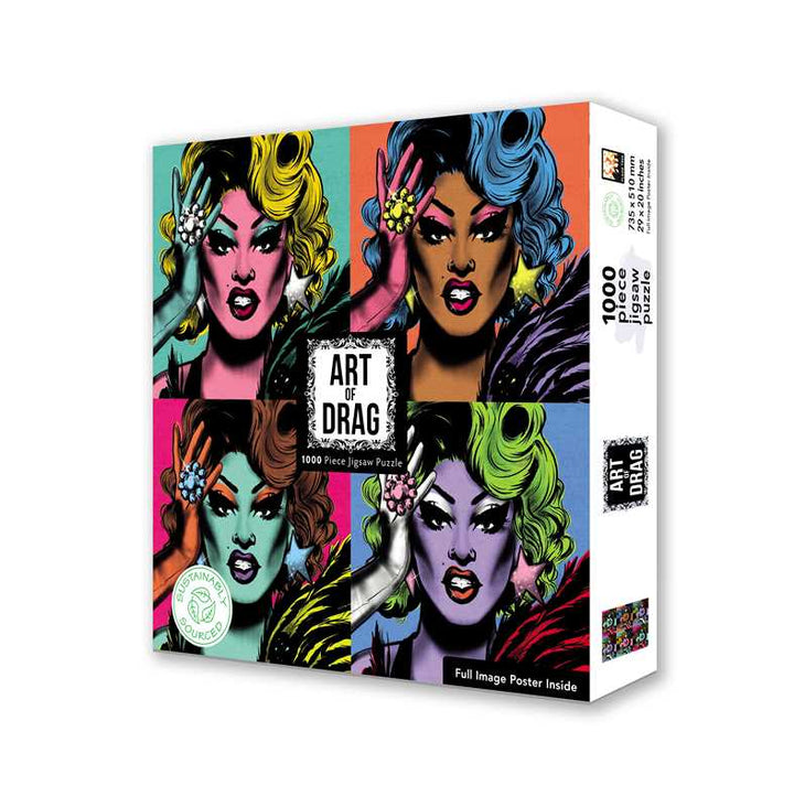 Adult Sustainable Jigsaw Puzzle Art of Drag by