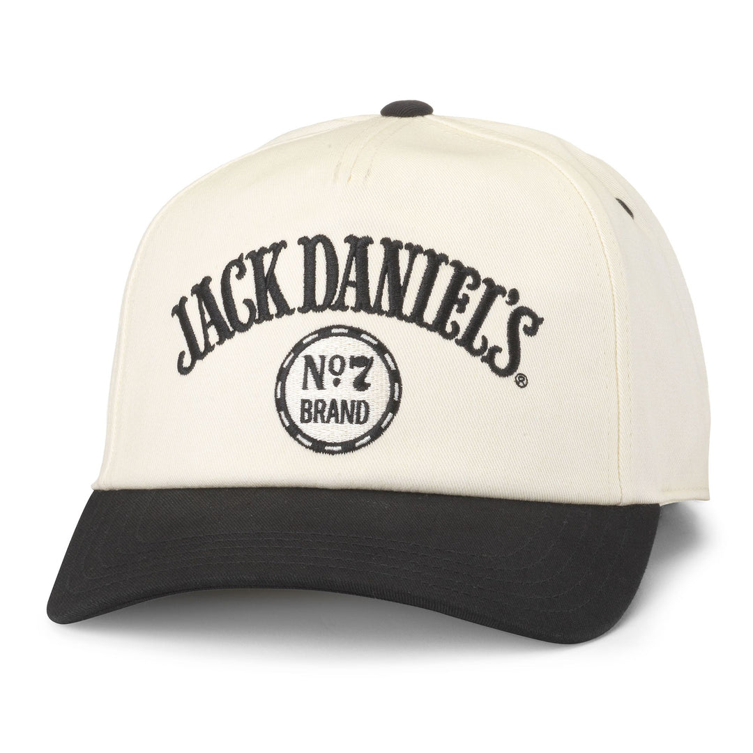 Jack Daniels Trucker Hat Roscoe - Ivory/Black