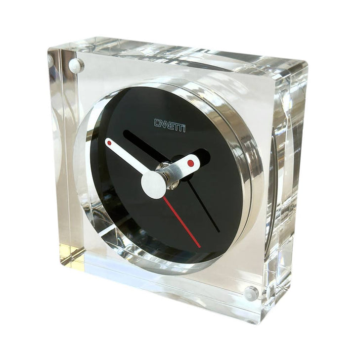 The Original Square Acrylic Clock - Plaid, Frosted, Clear