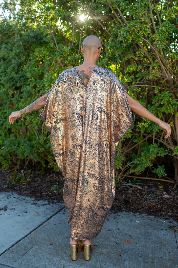 Sunset Current Sequin Caftan