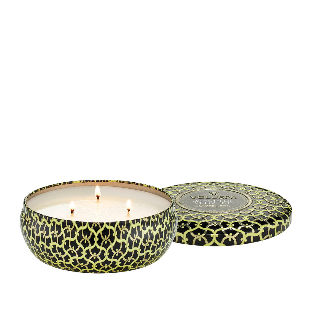 Jardin De Verveine  3 Wick Tin Candle