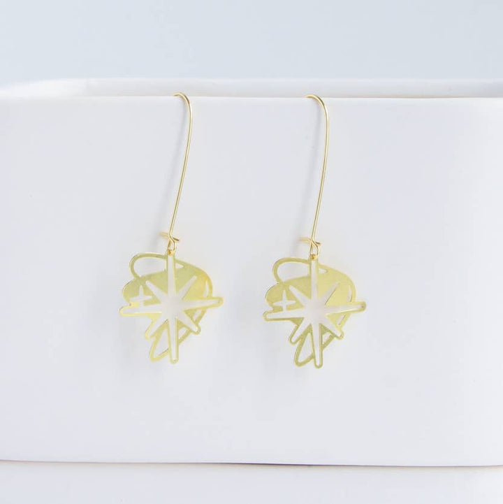 Retro Starburst Earrings