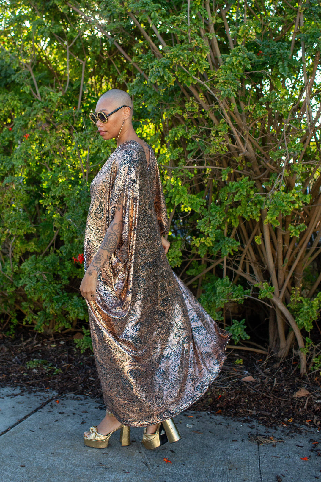 Sunset Current Sequin Caftan