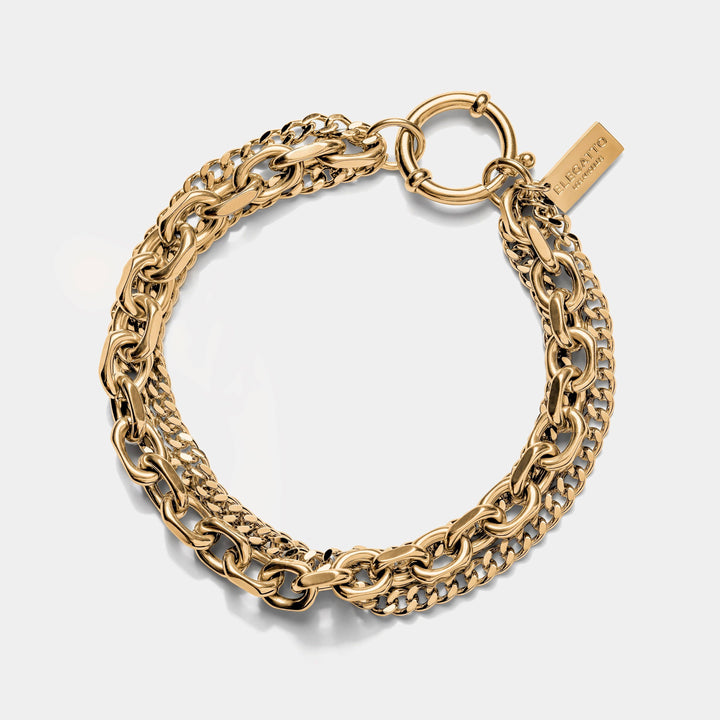 Atlas Gold Bracelet