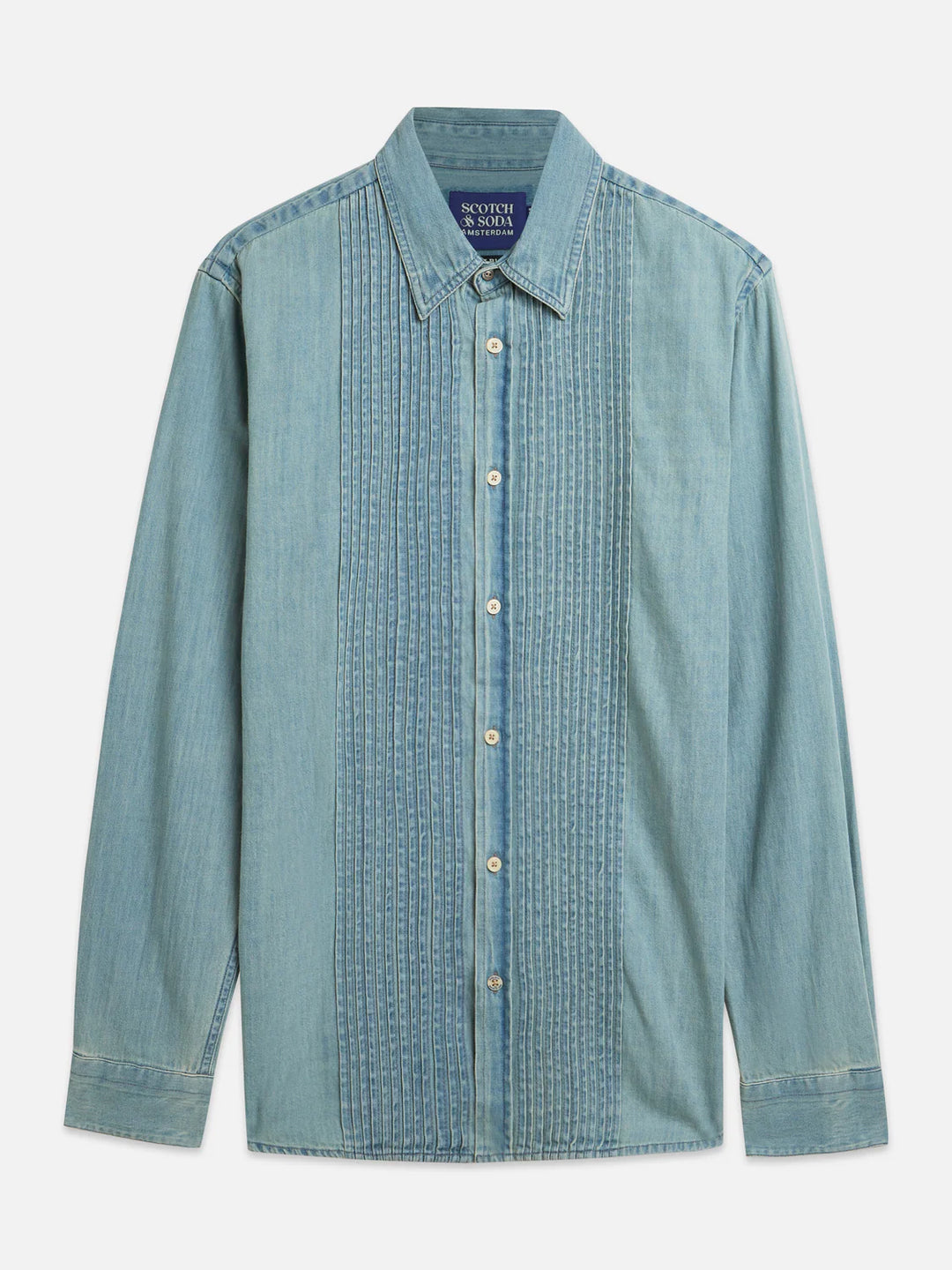 Chic Denim Western Regular-Fit Shirt Blue Grass