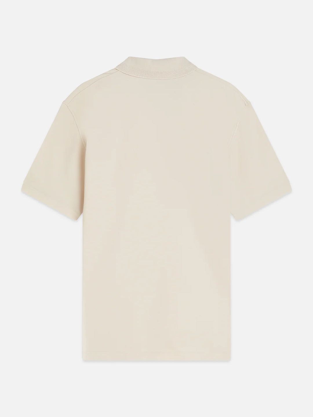 3 Crosses Pique Relaxed-Fit Garment-Dyed Polo Eggnog