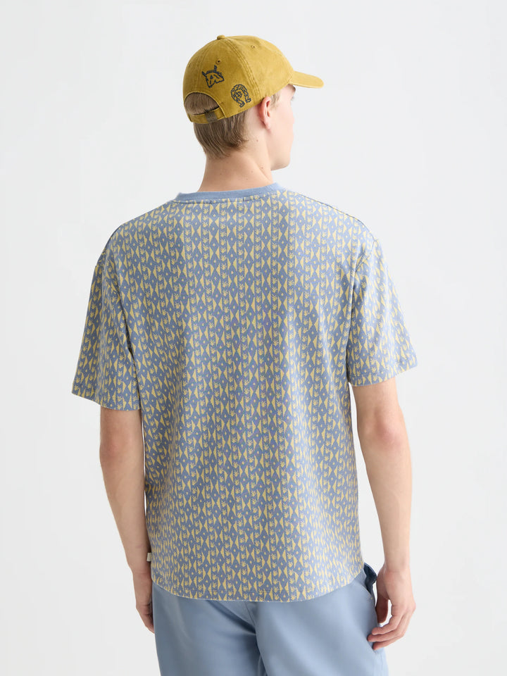 Jacquard Relaxed-Fit T-Shirt Cactus Stripe Infinity