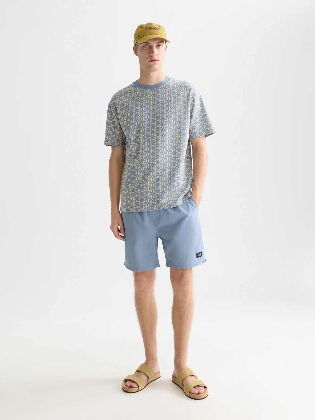 Jacquard Relaxed-Fit T-Shirt Cactus Stripe Infinity