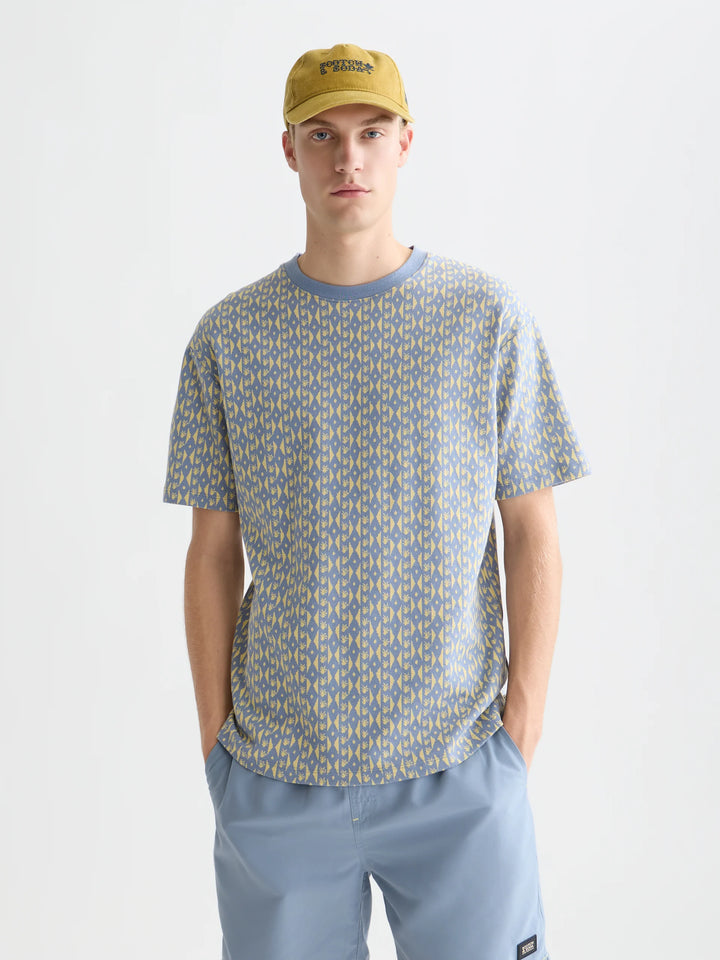 Jacquard Relaxed-Fit T-Shirt Cactus Stripe Infinity