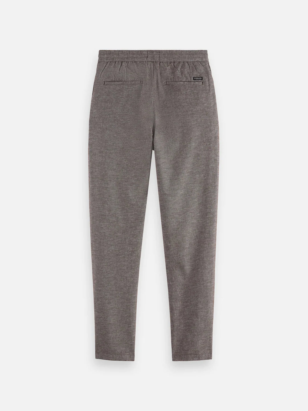 Warren Cotton Linen Jogger Hot Fudge