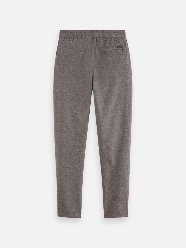 Warren Cotton Linen Jogger Hot Fudge