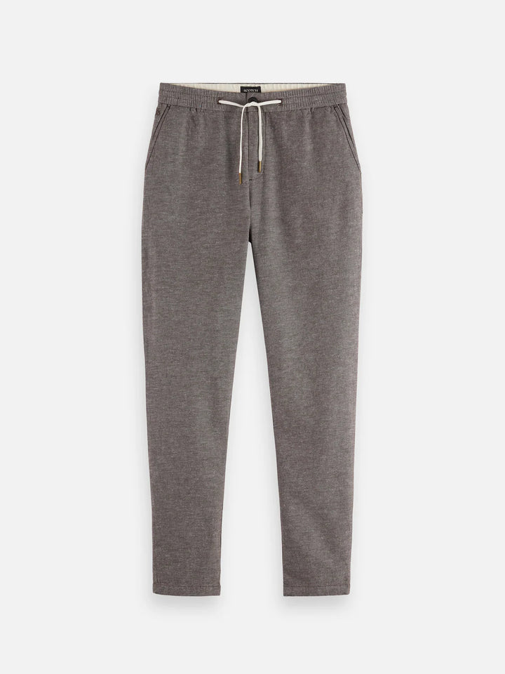 Warren Cotton Linen Jogger Hot Fudge