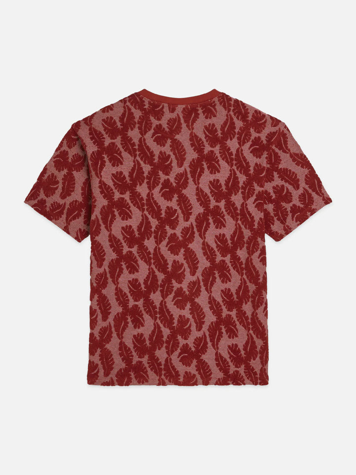 Jacquard Feeder Stripe Relaxed-Fit T-Shirt Bossa Nova