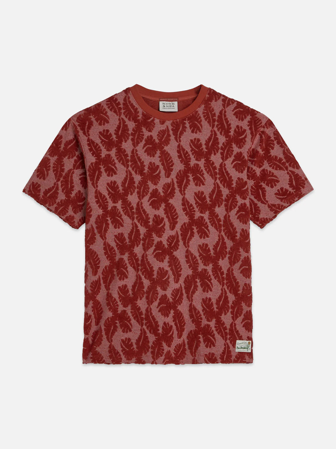Jacquard Feeder Stripe Relaxed-Fit T-Shirt Bossa Nova