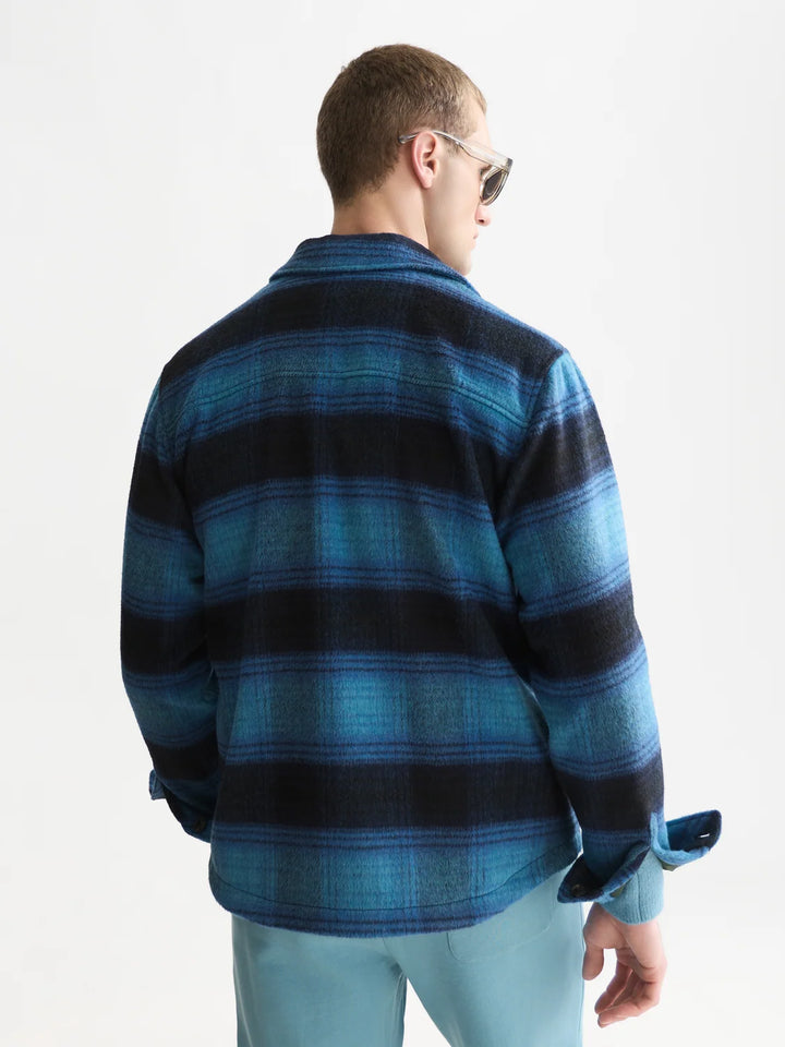 Checked Overshirt - Sky Captain Check