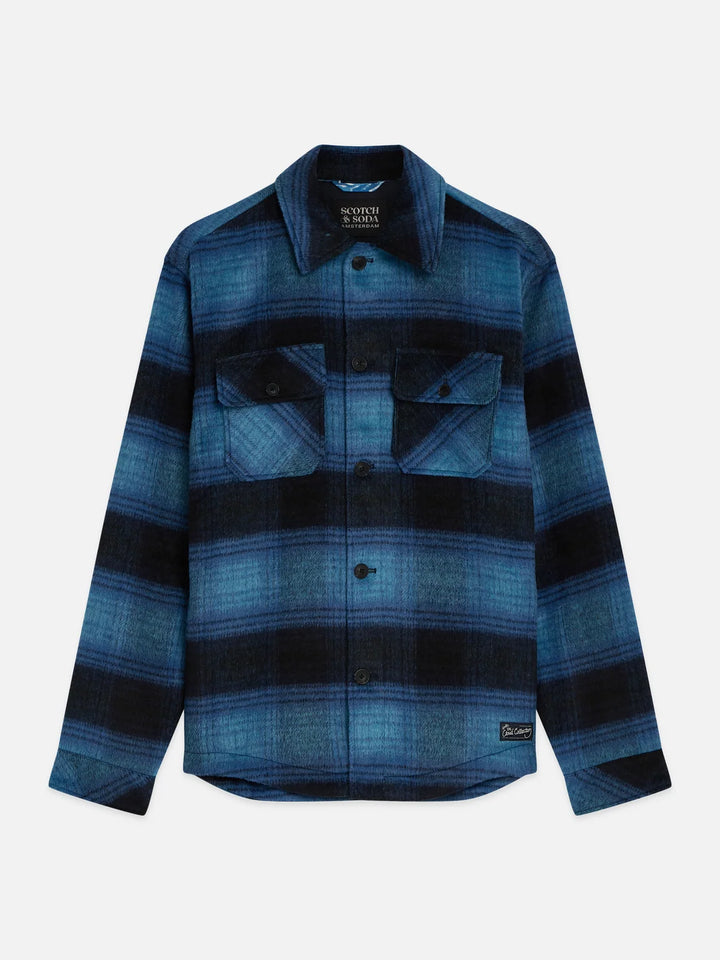 Checked Overshirt - Sky Captain Check