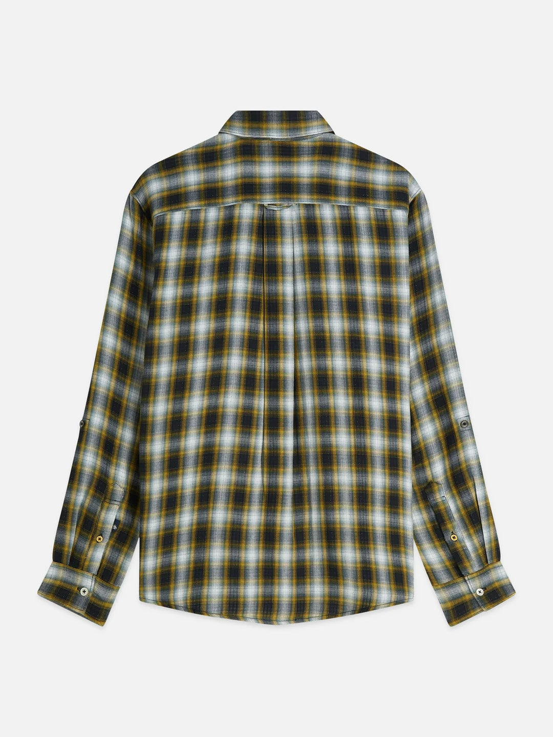 Double-Faced Check Relaxed-Fit Shirt - Meteorite Check