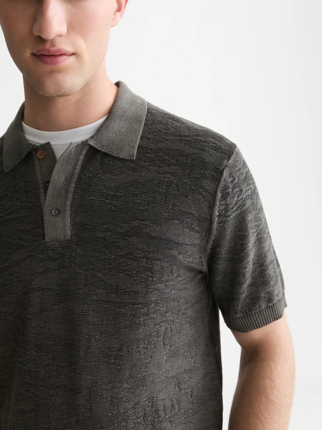 Structured Regular-Fit Polo-Meteorite