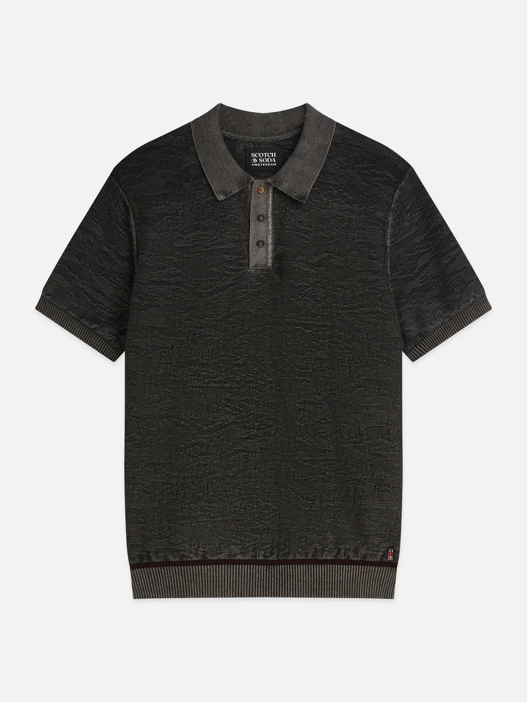 Structured Regular-Fit Polo-Meteorite